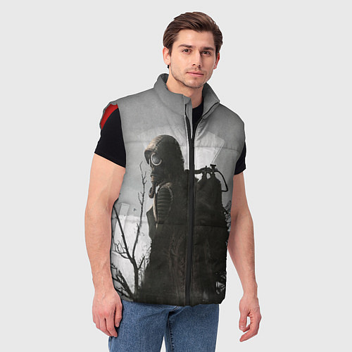 Мужской жилет Stalker / 3D-Красный – фото 3