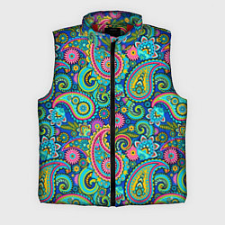 Мужской жилет Славянские Узоры, цвет: 3D-красный