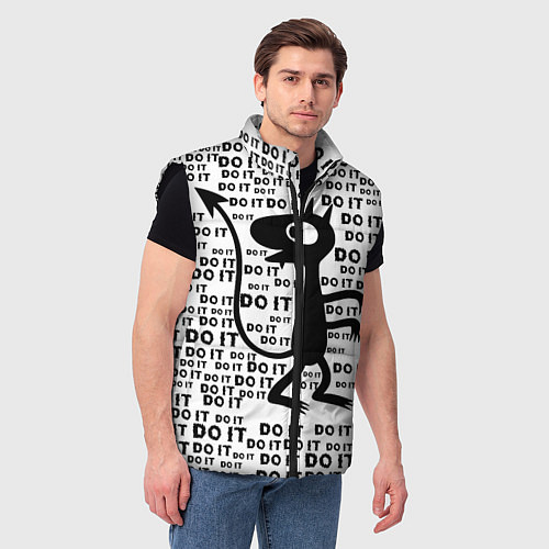 Мужской жилет Люси / 3D-Черный – фото 3