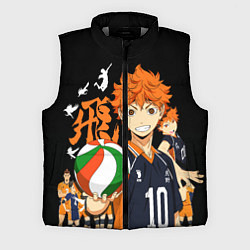 Мужской жилет ВОЛЕЙБОЛ!! HAIKYUU!!, цвет: 3D-светло-серый