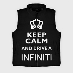 Мужской жилет Drive a INFINITI!, цвет: 3D-черный