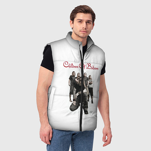 Мужской жилет Children of Bodom / 3D-Черный – фото 3
