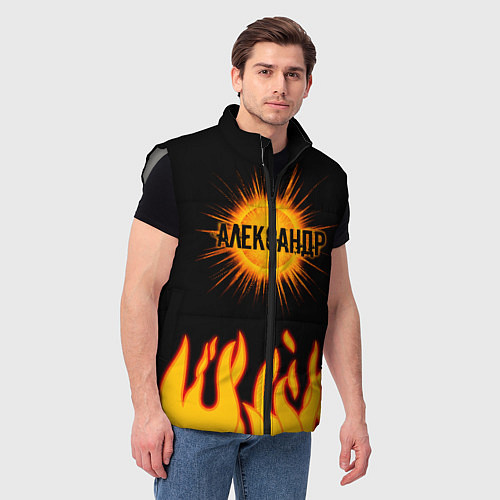 Мужской жилет Александр / 3D-Светло-серый – фото 3