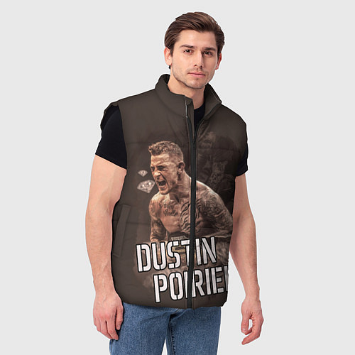 Мужской жилет ДАСТИН ПОРЬЕ / 3D-Черный – фото 3