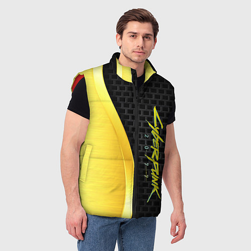Мужской жилет Cyberpunk 2077 Exclusive S / 3D-Красный – фото 3