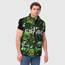 Мужской жилет CS:GO - Impire Чертята, цвет: 3D-черный — фото 2