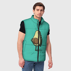 Мужской жилет Авокадо, цвет: 3D-черный — фото 2