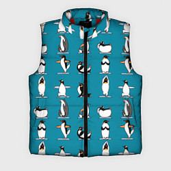Мужской жилет Пингвина на заярдке, цвет: 3D-красный