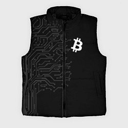 Мужской жилет БИТКОИН BITCOIN, цвет: 3D-черный