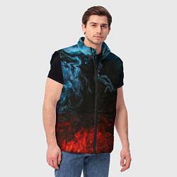 Мужской жилет Огонь И Вода, цвет: 3D-черный — фото 2