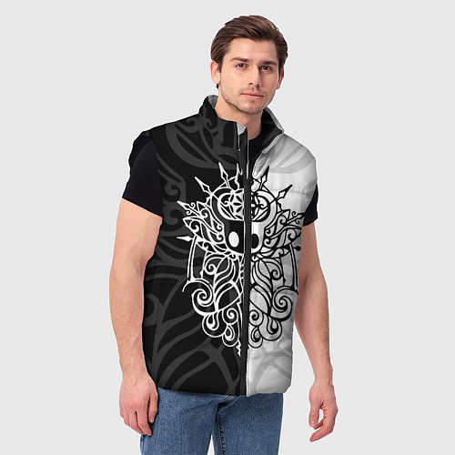 Мужской жилет HOLLOW KNIGHT ХОЛЛОУ НАЙТ / 3D-Черный – фото 3