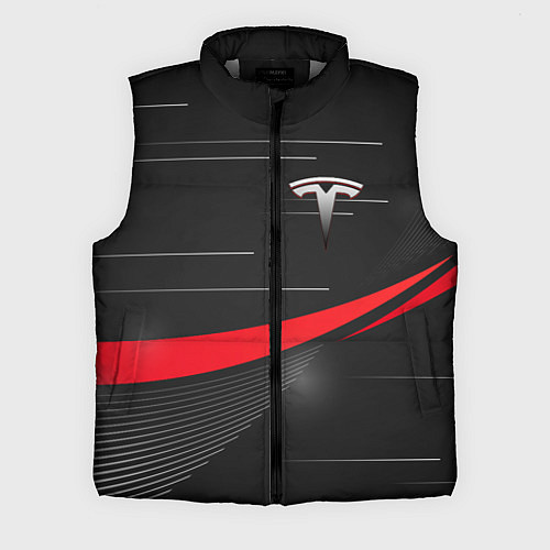 Мужской жилет TESLA ABSTRACT ТЕСЛА СПОРТ / 3D-Светло-серый – фото 1