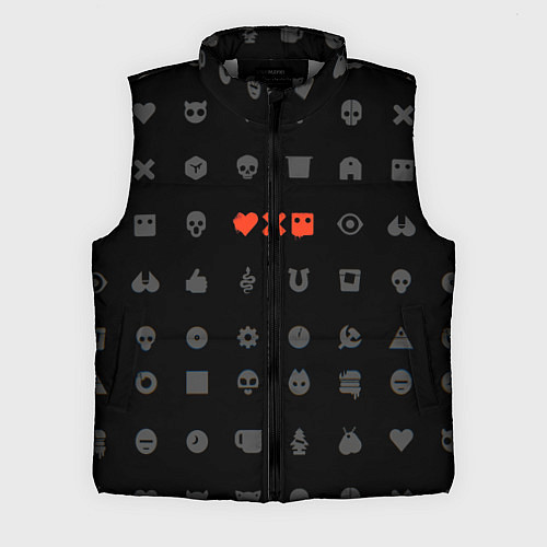 Мужской жилет Любовь, смерть и роботы / 3D-Светло-серый – фото 1