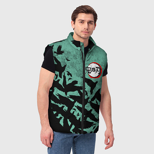 Мужской жилет DEMON SLAYER KIMETSU NO YAIBA / 3D-Черный – фото 3