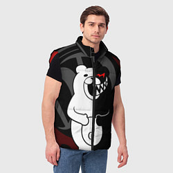 Мужской жилет MONOKUMA МОНОКУМА DANGANRO, цвет: 3D-красный — фото 2