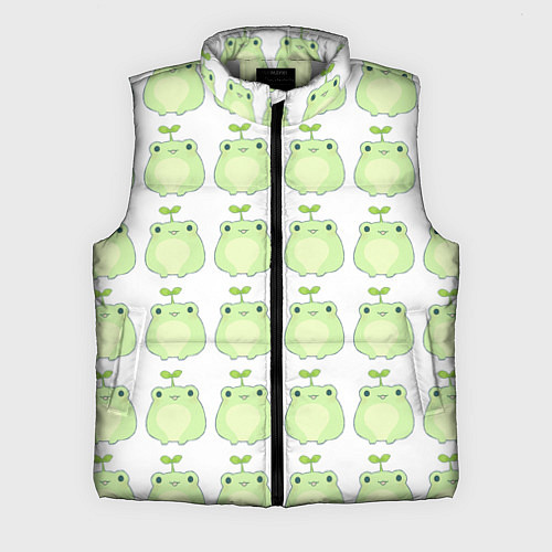 Мужской жилет Лягушки-росточки / 3D-Светло-серый – фото 1