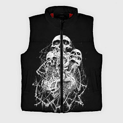 Мужской жилет ЧЕРЕПА, цвет: 3D-красный