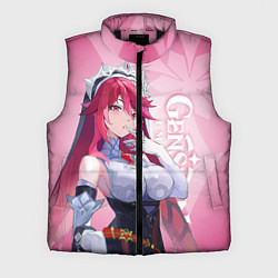 Мужской жилет GENSHIN IMPACT, РОЗАРИЯ, цвет: 3D-черный