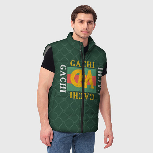 Мужской жилет GACHI GUCCI / 3D-Светло-серый – фото 3