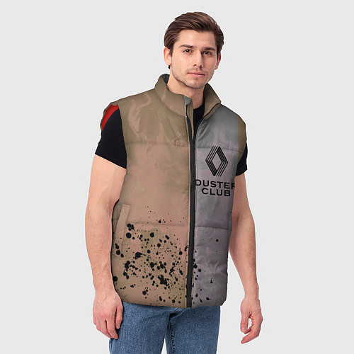 Мужской жилет Renault Duster Club Рено Дастер Клуб / 3D-Красный – фото 3