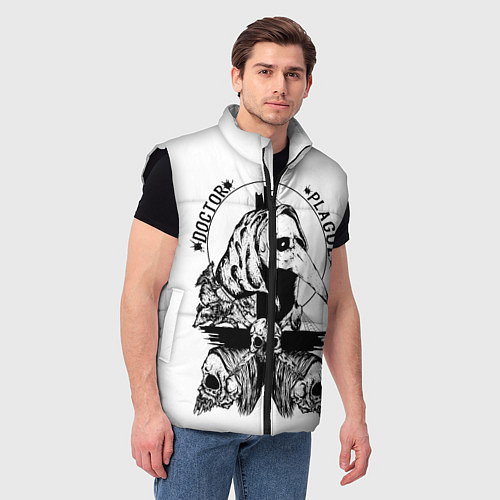 Мужской жилет Doctor Plague / 3D-Черный – фото 3