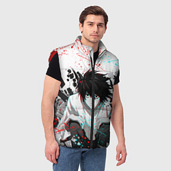 Мужской жилет DEATH NOTE ТЕТРАДЬ СМЕРТИ, цвет: 3D-красный — фото 2