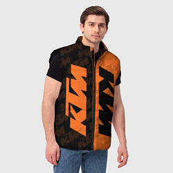 Мужской жилет KTM КТМ Z, цвет: 3D-черный — фото 2