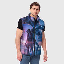 Мужской жилет DEATH NOTE ТЕТРАДЬ СМЕРТИ, цвет: 3D-черный — фото 2