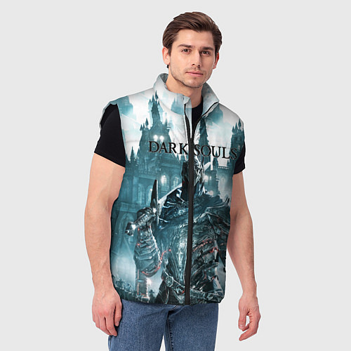 Мужской жилет Dark Souls / 3D-Черный – фото 3