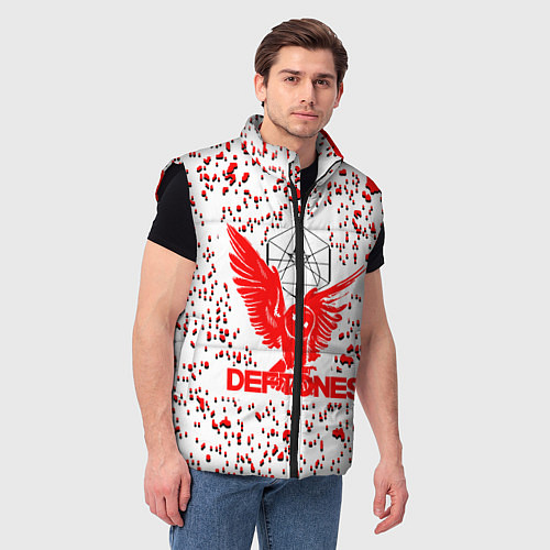 Мужской жилет Deftones / 3D-Черный – фото 3