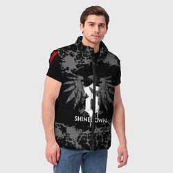 Мужской жилет Shinedown, цвет: 3D-красный — фото 2