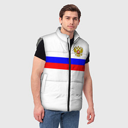 Мужской жилет СБОРНАЯ РОССИИ 2021, цвет: 3D-светло-серый — фото 2