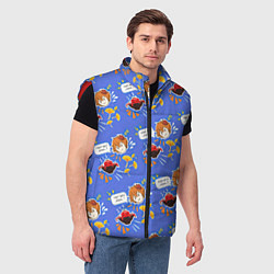 Мужской жилет Тарталья на обеде, цвет: 3D-красный — фото 2