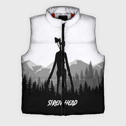 Мужской жилет SIREN HEAD DARK FOREST, цвет: 3D-красный