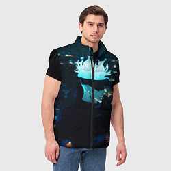 Мужской жилет Магическая битва, цвет: 3D-черный — фото 2