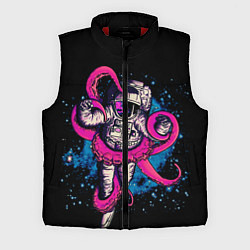 Мужской жилет Осьминог и Космонавт, цвет: 3D-красный
