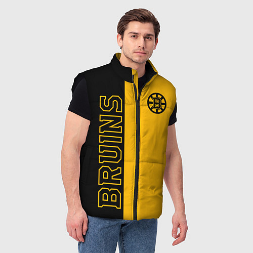 Мужской жилет NHL BOSTON BRUINS / 3D-Черный – фото 3