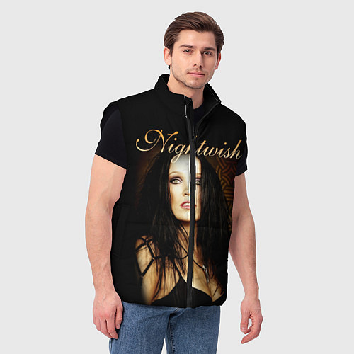 Мужской жилет Nightwish / 3D-Черный – фото 3