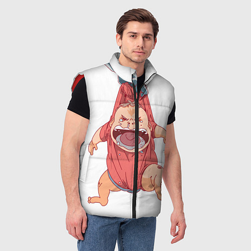 Мужской жилет Папа и Сын / 3D-Красный – фото 3