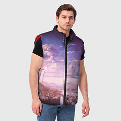 Мужской жилет Долина, цвет: 3D-красный — фото 2