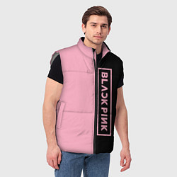 Мужской жилет BLACKPINK, цвет: 3D-светло-серый — фото 2