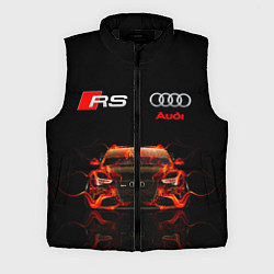 Мужской жилет AUDI RS 5 FIRE АУДИ РС 5, цвет: 3D-черный