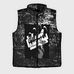 Мужской жилет JUDAS PRIEST ROCK STYLE, цвет: 3D-черный