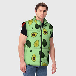 Мужской жилет Авокадо, цвет: 3D-красный — фото 2