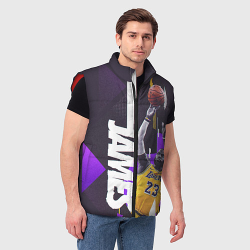 Мужской жилет Леброн / 3D-Красный – фото 3