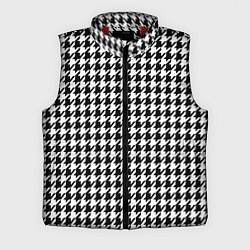 Мужской жилет Гусиная лапка, цвет: 3D-красный