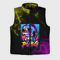 Мужской жилет PUBG RETRO NEON ПАБГ НЕОН, цвет: 3D-красный