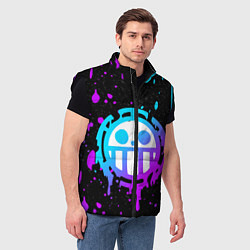 Мужской жилет ONE PIECE ВАН ПИС НЕОН, цвет: 3D-черный — фото 2