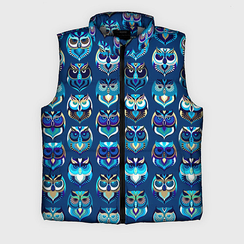 Мужской жилет Совы / 3D-Светло-серый – фото 1