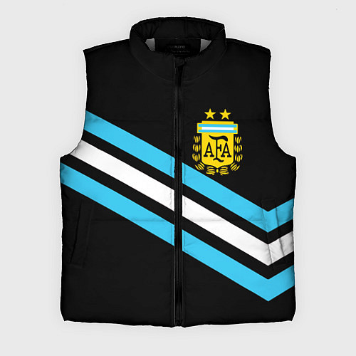 Мужской жилет Сборная Аргентины / 3D-Светло-серый – фото 1